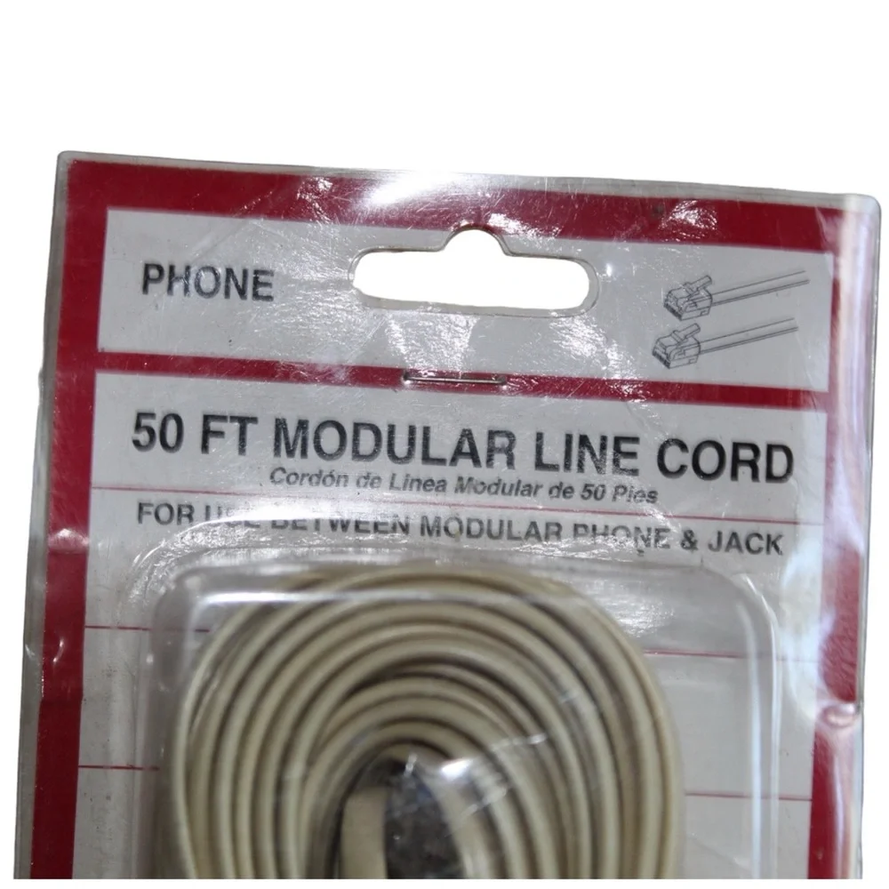 (2) 50’ Modular Phone Cords